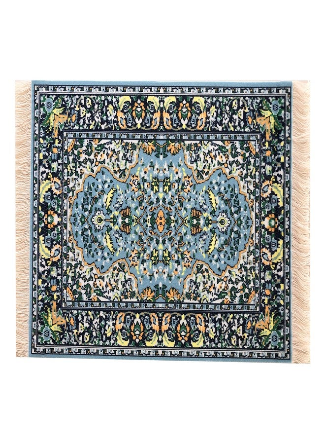 Inusitus Set of 4 Dollhouse Rugs, Miniature Doll House Accessory, 10x7 Carpets, Rectangle, Kids Toy Furniture Carpeting Decor - Image 2